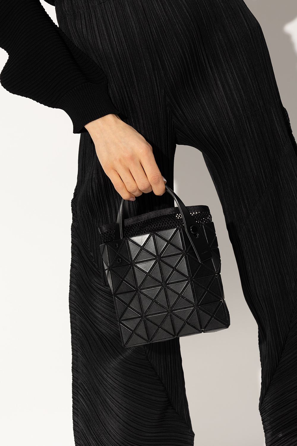 Black 'Lucent Boxy' handbag Issey Miyake Bao Bao